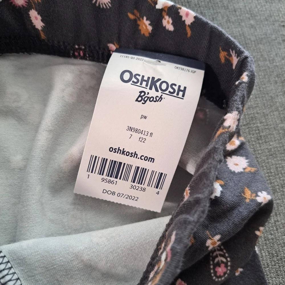 OshKosh Brown Floral Size 7.